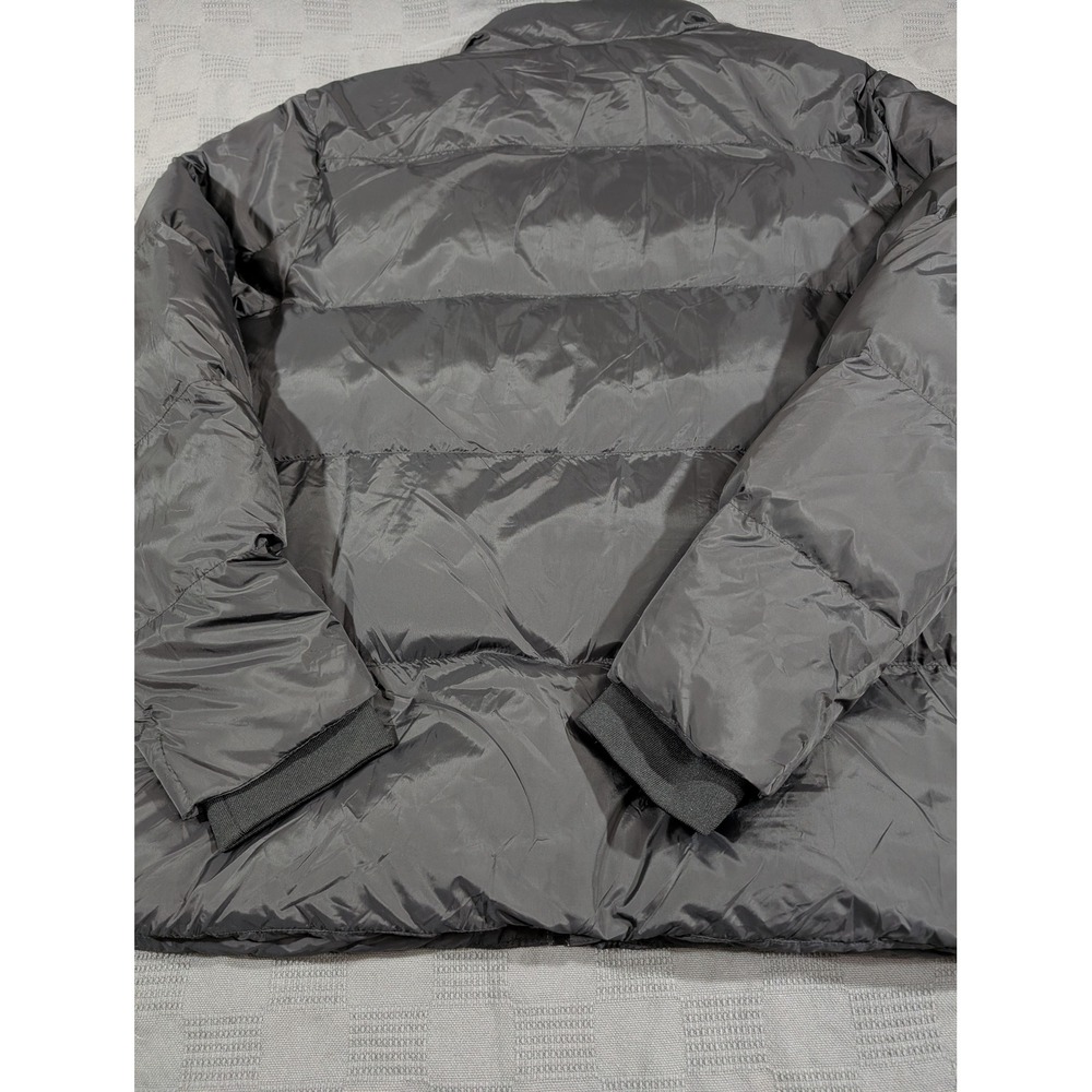 Fashion Nova Men Black Puffer Jacket 2XL Full Zip Quilted Coat OMJ20222458 - Picture 10 of 10